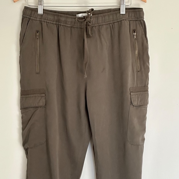 Soyaconcept | Women’s Soya Concept Lyocell Joggers Olive Green Cargo Pull On - Picture 5 of 9